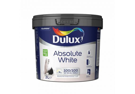Emulsja Absolute White 3L Dulux
