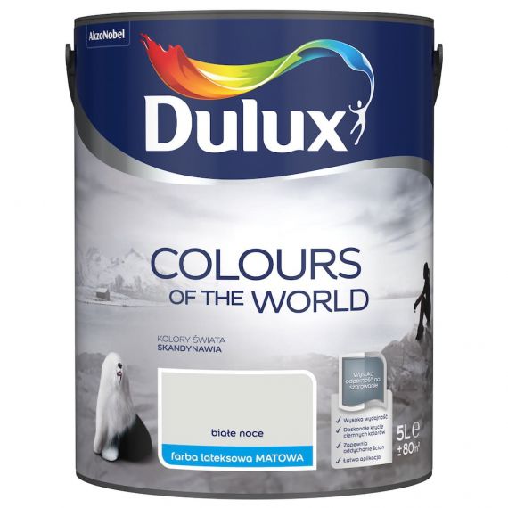Farba Kolory Świata Białe Noce 5L Dulux