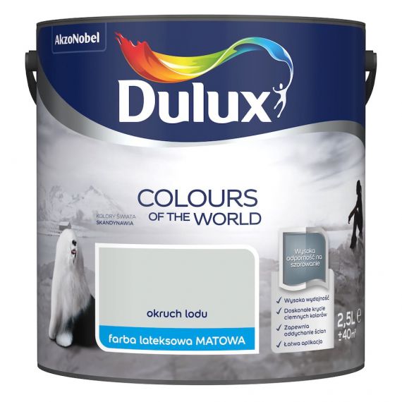 Farba Kolory Świata Okruch Lodu 2.5L Dulux