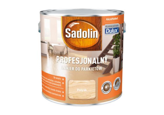 Lakier Profesjonalny Do Parkietów Połysk 2,5L  Sadolin