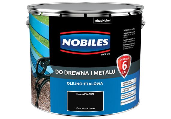 Farba Ftalonal Czarny 10L Nobiles