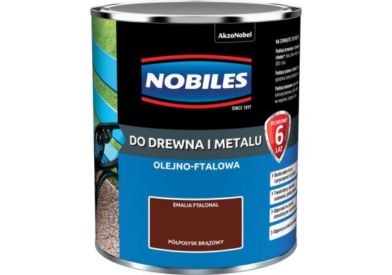 Farba Ftalonal Brązowy 0,7L Nobiles