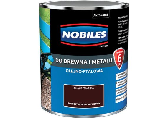 Farba Ftalonal Brązowy Ciemny 0,7L Nobiles