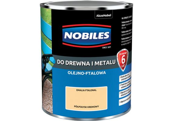 Farba Ftalonal Kremowy 0,7L Nobiles