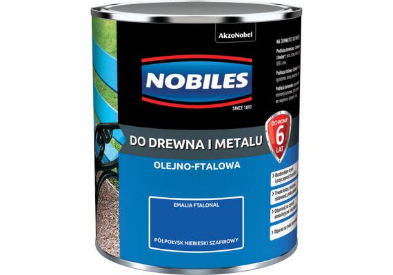 Farba Ftalonal Niebieski Szafirowy 0,7L Nobiles