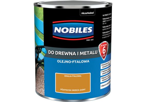 Farba Ftalonal Orzech Jasny 0,7L Nobiles