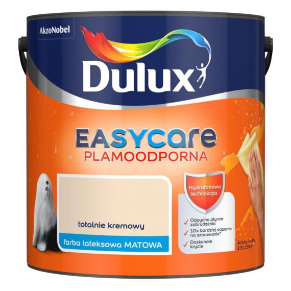 Farba EasyCare Totalnie Kremowy 2.5L Dulux