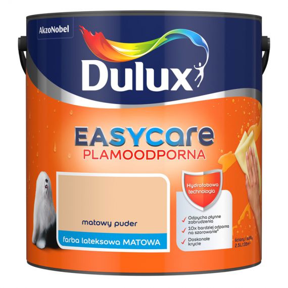 Farba EasyCare Matowy Puder 2.5L Dulux
