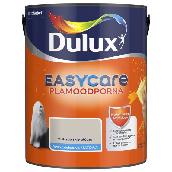 Farba EasyCare Mistrzowskie Płótno 5L Dulux