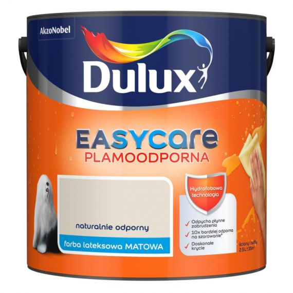Farba EasyCare Odporny Popielaty 2.5L Dulux