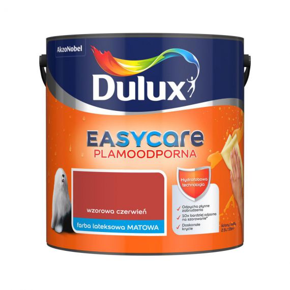 Farba EasyCare Wzorowa Czerwień 2.5L Dulux