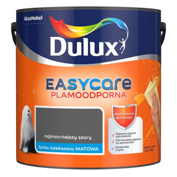 Farba EasyCare Najmocniejszy Szary 2.5L Dulux