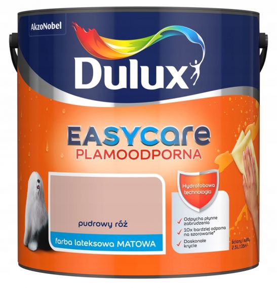 Farba EasyCare Pudrowy Róż 2.5L Dulux