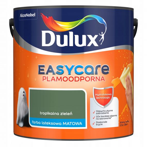 Farba EasyCare Tropikalna Zieleń 2.5L Dulux