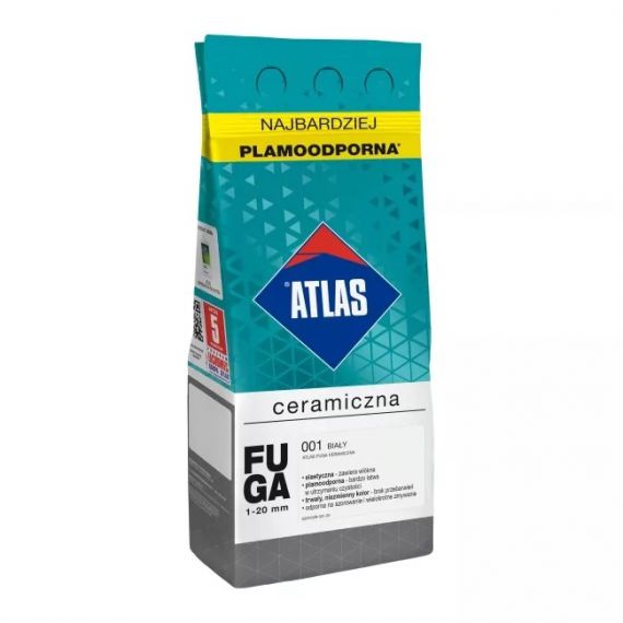 Fuga Ceramiczna 2 Kg 001 Biały Atlas