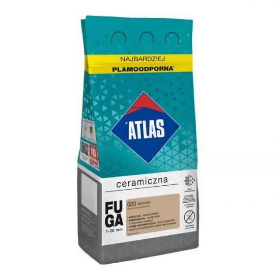 Fuga Ceramiczna 5 Kg 020 Beżowy Atlas