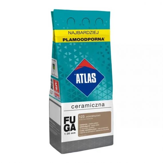 Fuga Ceramiczna 2 Kg 123 Jasnobrązowy Atlas