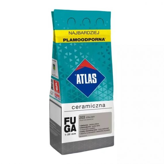 Fuga Ceramiczna 2 Kg 203 Stalowy Atlas
