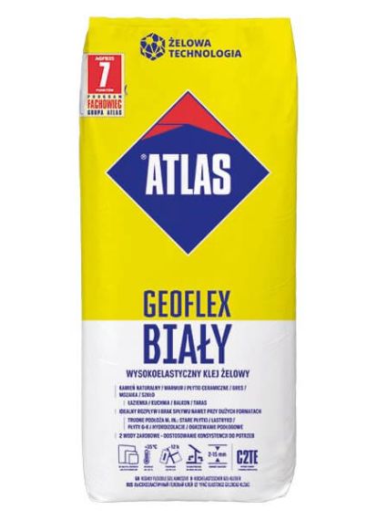 Klej Żelowy Wysokoelastyczny Geoflex Biały Atlas