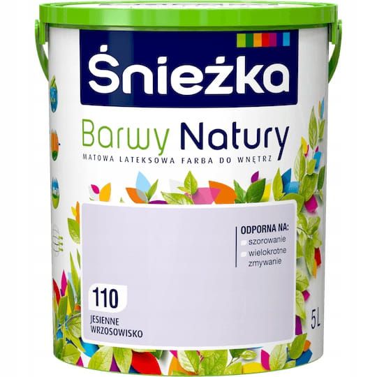 Farba Lateksowa Barwy Natury Jesienne Wrzosowisko 5L Śnieżka