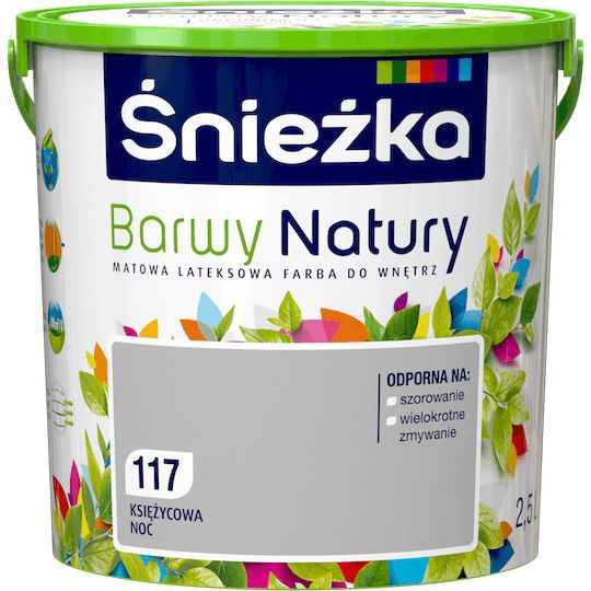 Farba Lateksowa Barwy Natury Księżycowa Noc 2,5L Śnieżka