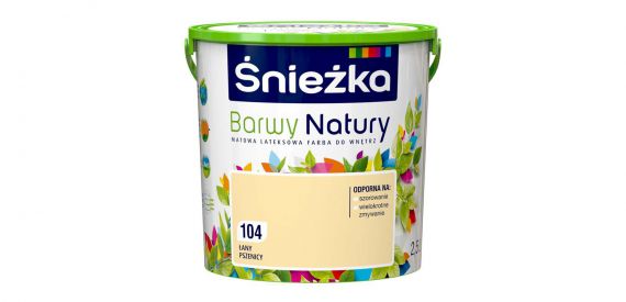 Farba Lateksowa Barwy Natury Łany Pszenicy 2,5L Śnieżka