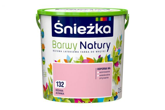 Farba Lateksowa Barwy Natury Różana Altanka 2,5L Śnieżka
