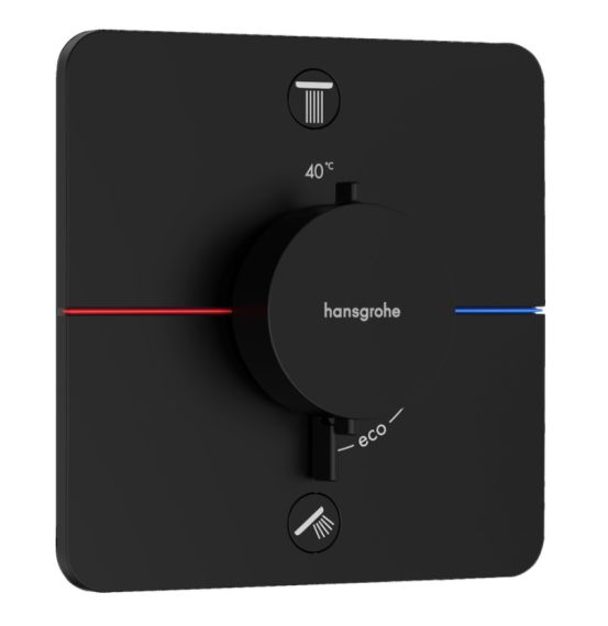 Bateria Prysznicowa Showerselect Comfort Q 15583670 Czarny Mat Hansgrohe