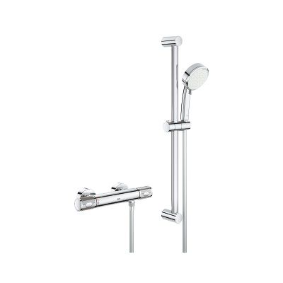 Bateria Prysznicowa Z Termostatem, Z Zestawem Prysznicowym Grohtherm 1000 Performance 34783000 Grohe