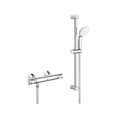 Bateria Prysznicowa Z Termostatem, Z Zestawem Prysznicowym Grohtherm 500 34796000 Grohe