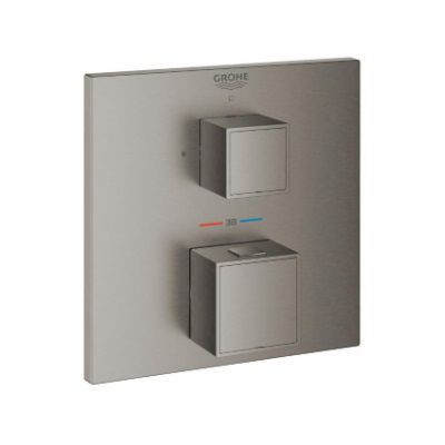 Bateria Termostatyczna Do Obsługi Jednego Wyjścia Wody Grohtherm Cube Brushed Hard Graphite 24153AL0 Grohe