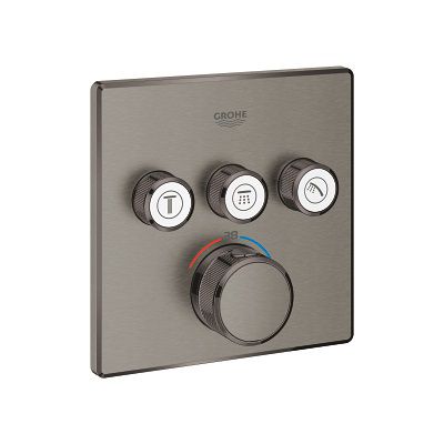 Bateria Termostatyczna Do Obsługi Trzech Wyjść Wody Grohtherm SmartControl Brushed Hard Graphite 29126AL0 Grohe