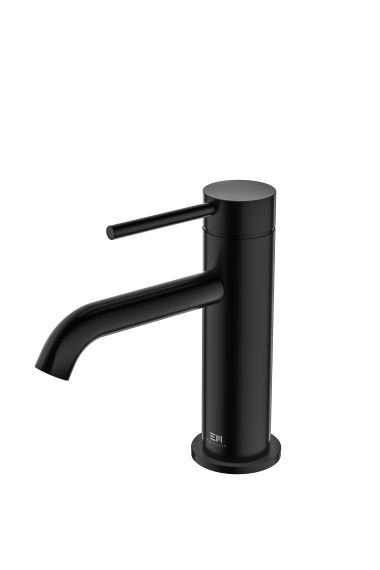 Bateria Umywalkowa Fly Niska Czarny Mat 03010BM Emporia