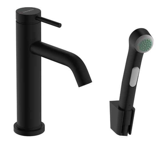 Bateria Umywalkowa Tecturis S 73211670 Czarny Mat Hansgrohe