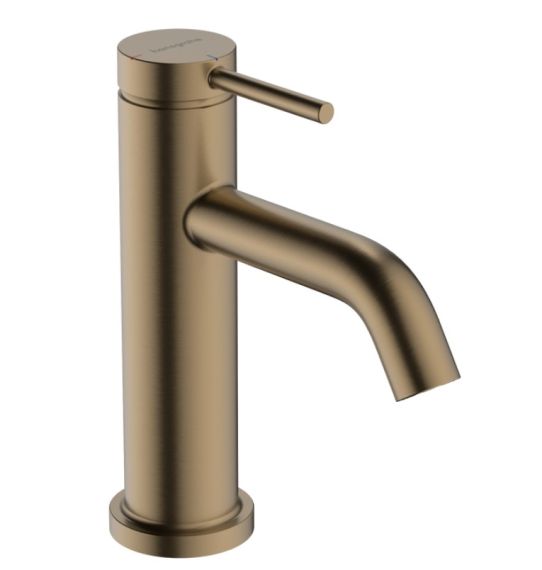 Bateria Umywalkowa Tecturis S 73301140 Coolstart Brąz Szczotkowany Hansgrohe