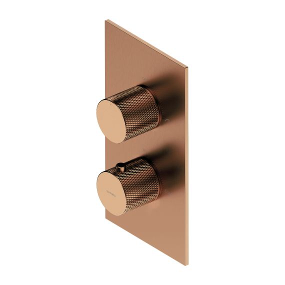 Bateria Wannowo-Prysznicowa Termostatyczna Contour Miedz Szczotkowana CT8036CPB Omnires