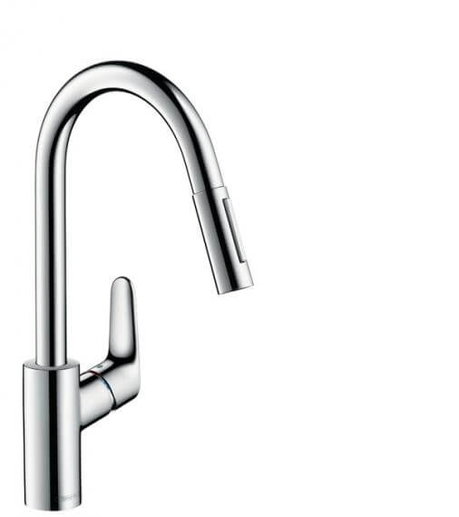 Bateria Zlewozmywakowa Focus Z Wyciąganą Wylewką 31815000 Hansgrohe