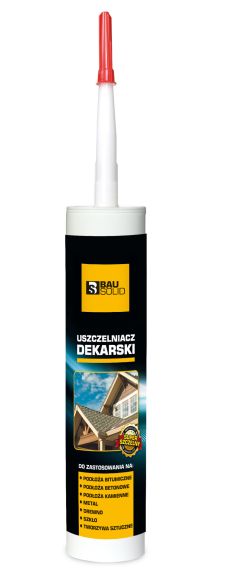 Uszczelniacz Dekarski 280ml Bezbarwny Bausolid