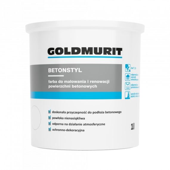 Farba Do Betonu Betonstyl Brąz Ciemny 1l Goldmurit Farba Do Betonu Betonstyl Brąz Ciemny 1l Goldmurit