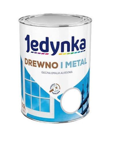 Farba Drewno I Metal Biały 0,9L Jedynka