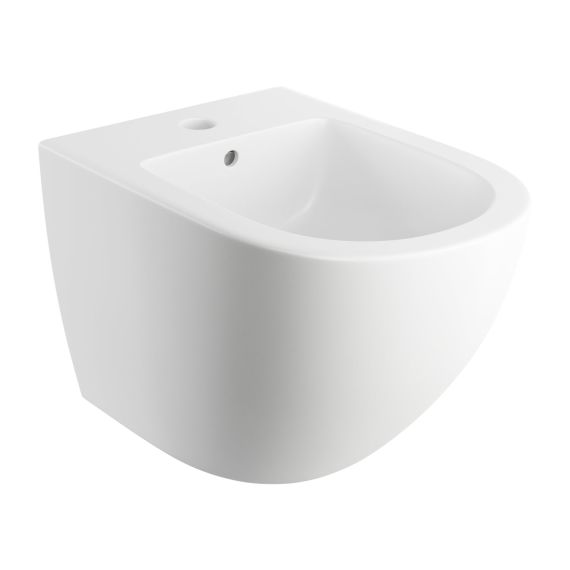 Bidet Wiszący Ottawa Biały Mat 49x37 cm OTTAWABIBM Omnires