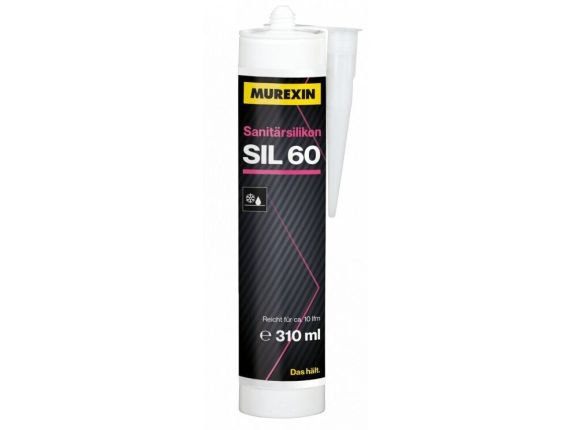 Silikon Sanitarny SIL 60 Premium Piaskowy 310 ml Murexin Silikon Sanitarny SIL 60 Premium Piaskowy 310 ml Murexin