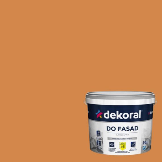 Farba Akrylowa Do Fasad Polinit Bursztyn 5L Dekoral