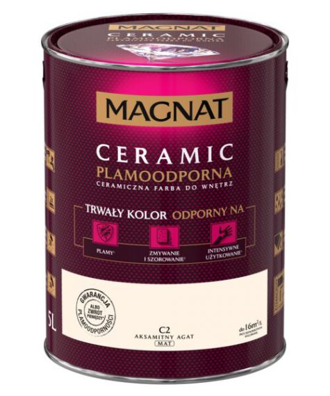 Farba Ceramiczna Magnat Ceramic C2 Aksamitny Agat 5l