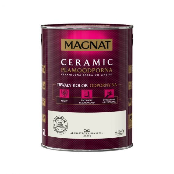 Farba Ceramiczna Magnat Ceramic C62 Alabastrowy Kryształ 2,5l