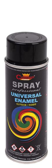 Spray Uniwersalny Czarny Połysk Ral 9017 400 ml Champion