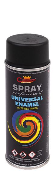 Spray Uniwersalny Czarny Matowy Ral 9011 400 ml Champion