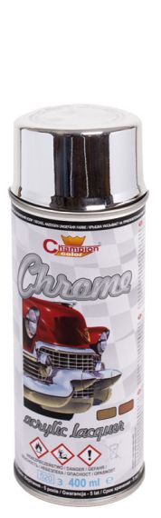 Spray Super Chrom Srebrny 400 ml Champion