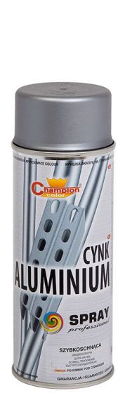 Spray Cynk Aluminium Srebrny 400 ml Champion