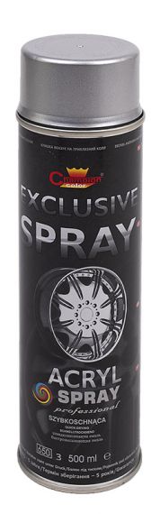 Spray Exclusive Do Felg Srebrny 500 ml Champion